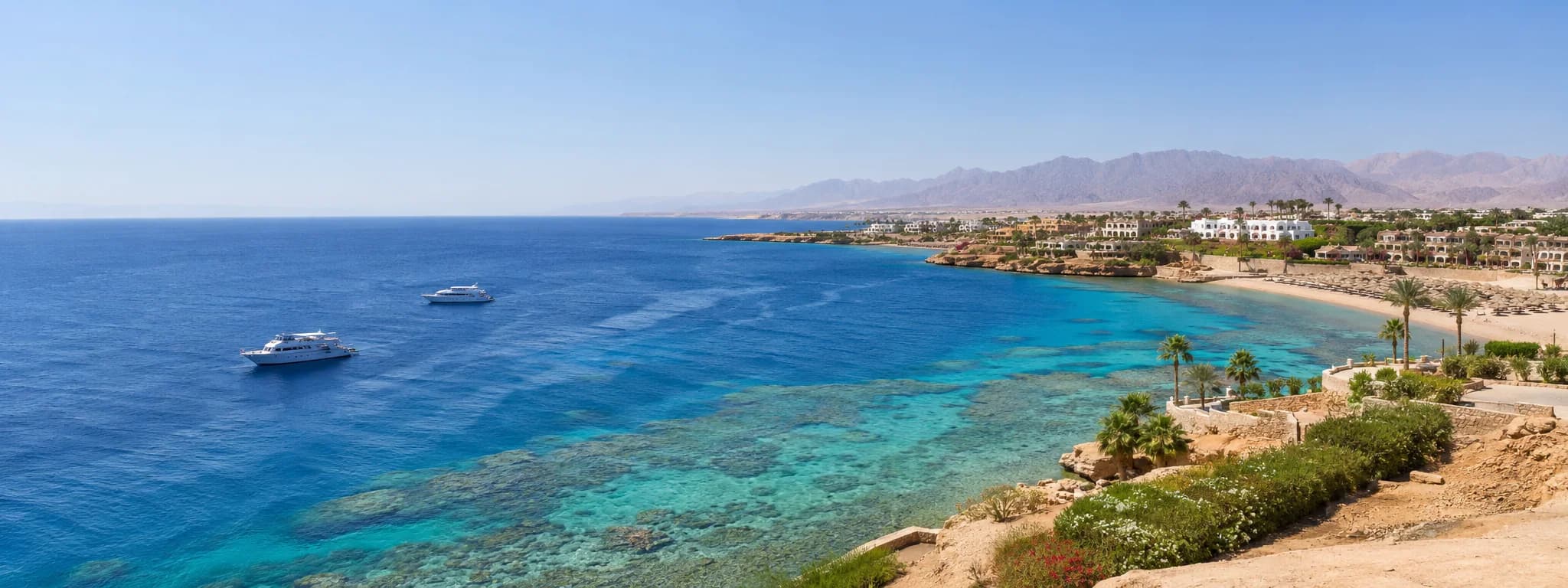 Побережье Красного моря, коралловый риф и курорты Шарм-эль-Шейха
